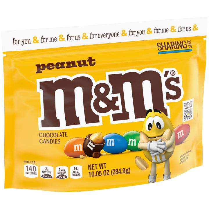 M&M's Peanut Stand Up Pouch-10.05 oz.-12/Case