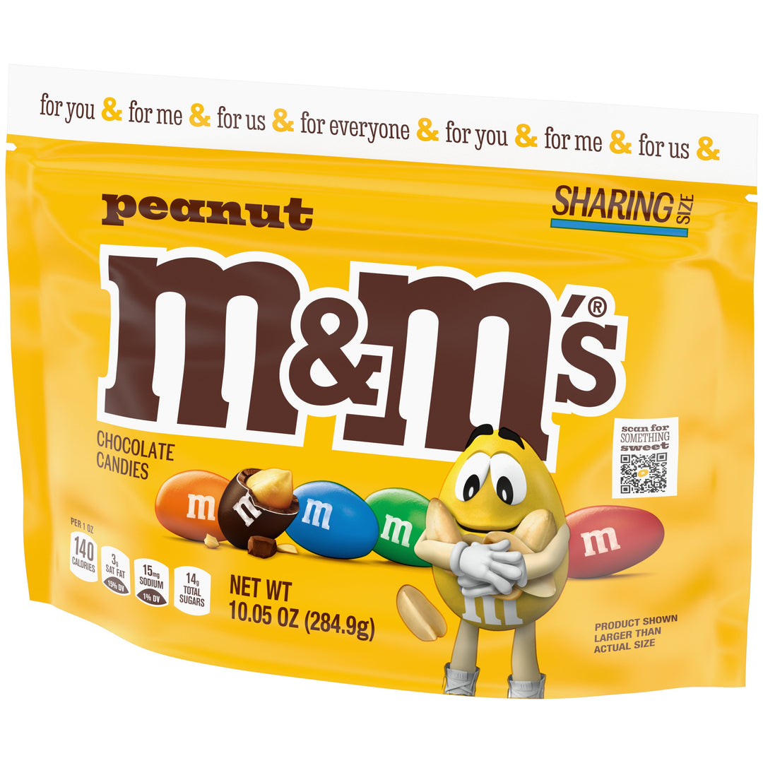 M&M's Peanut Stand Up Pouch-10.05 oz.-12/Case