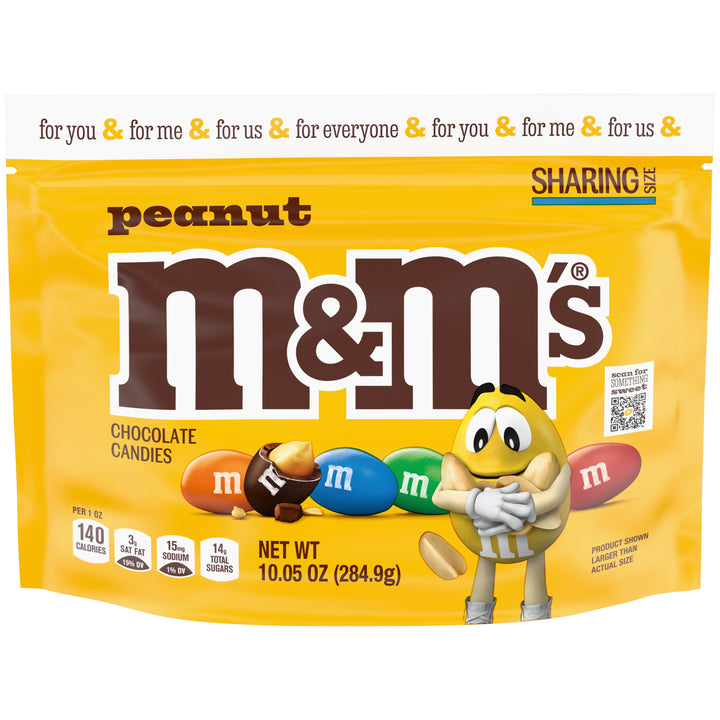 M&M's Peanut Stand Up Pouch-10.05 oz.-12/Case