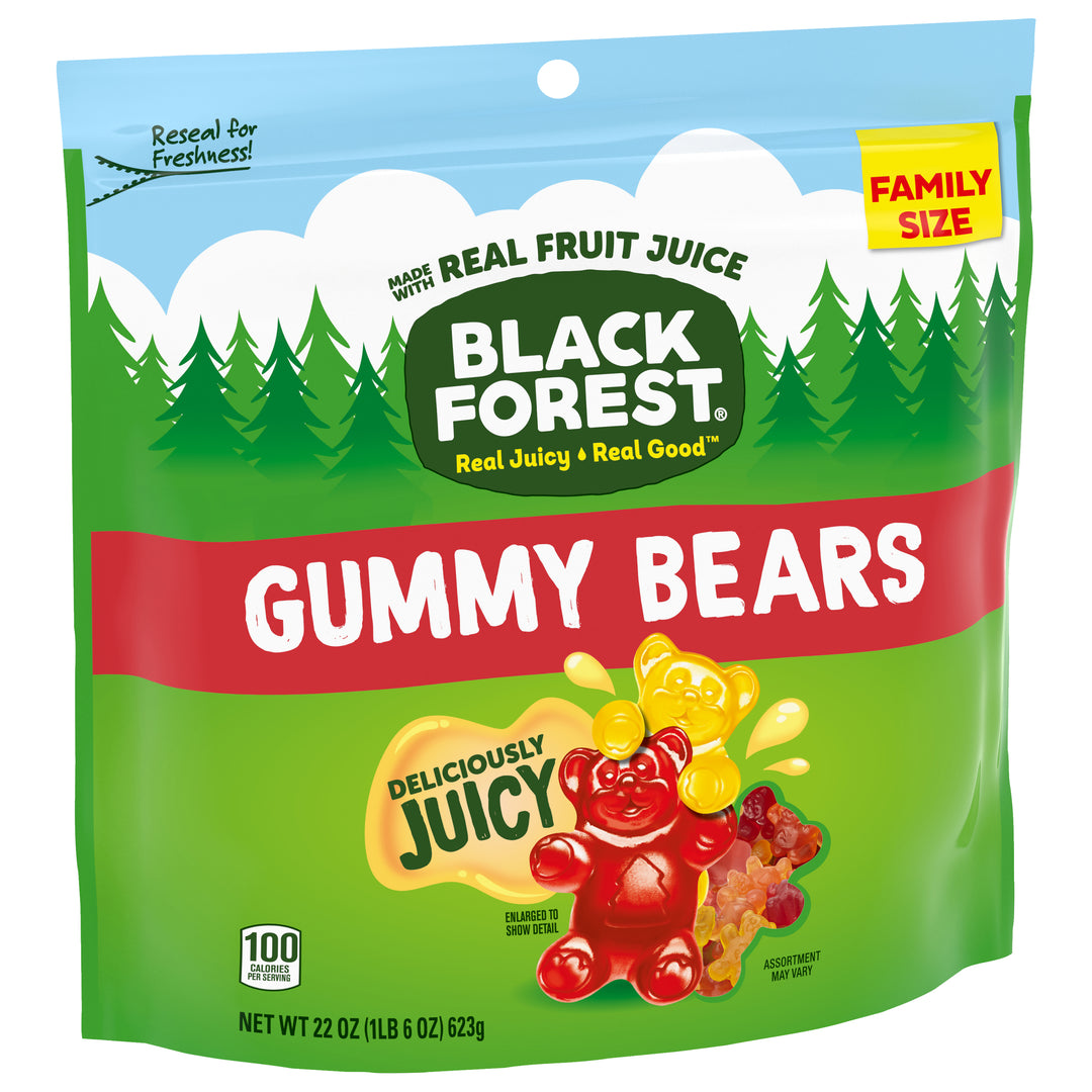 Black Forest Gummi Gummy Bears Stand Up-22 oz.-6/Case