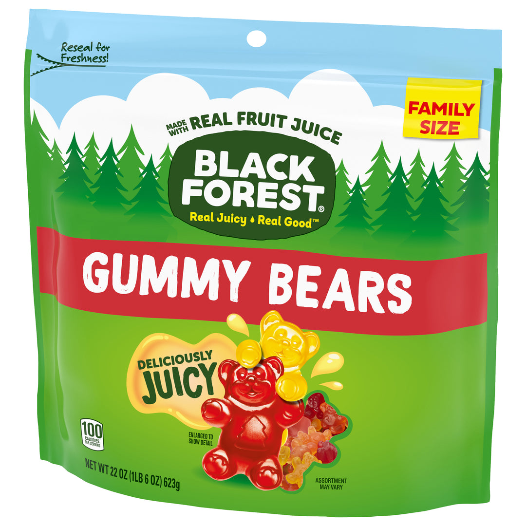 Black Forest Gummi Gummy Bears Stand Up-22 oz.-6/Case