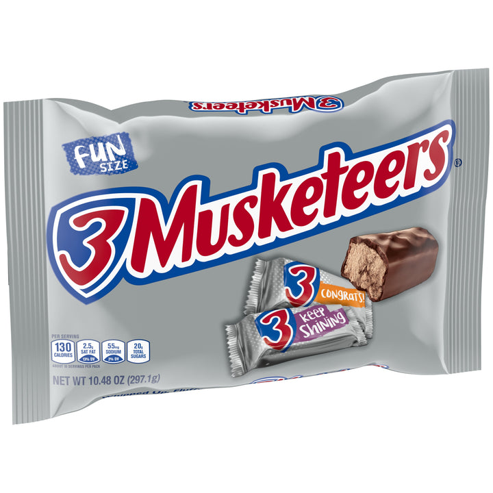 3 Musketeers Funsize Display Ready Case/Bag-16 Count-1/Case