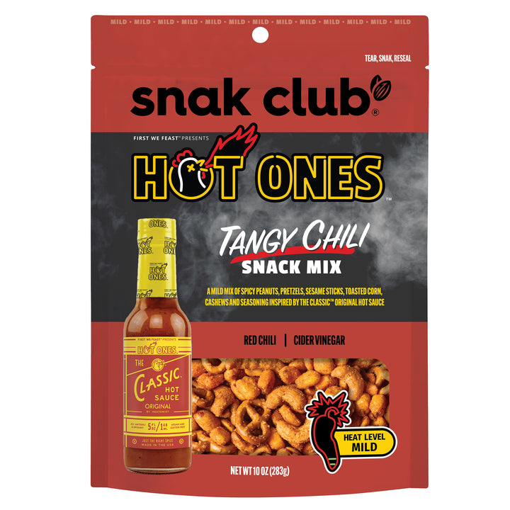 Snak Club Hot Ones Tangy Chili Snack Mix-10 oz.-6/Case