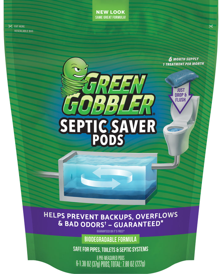 Green Gobbler Septic Saver-6 Count-6/Case