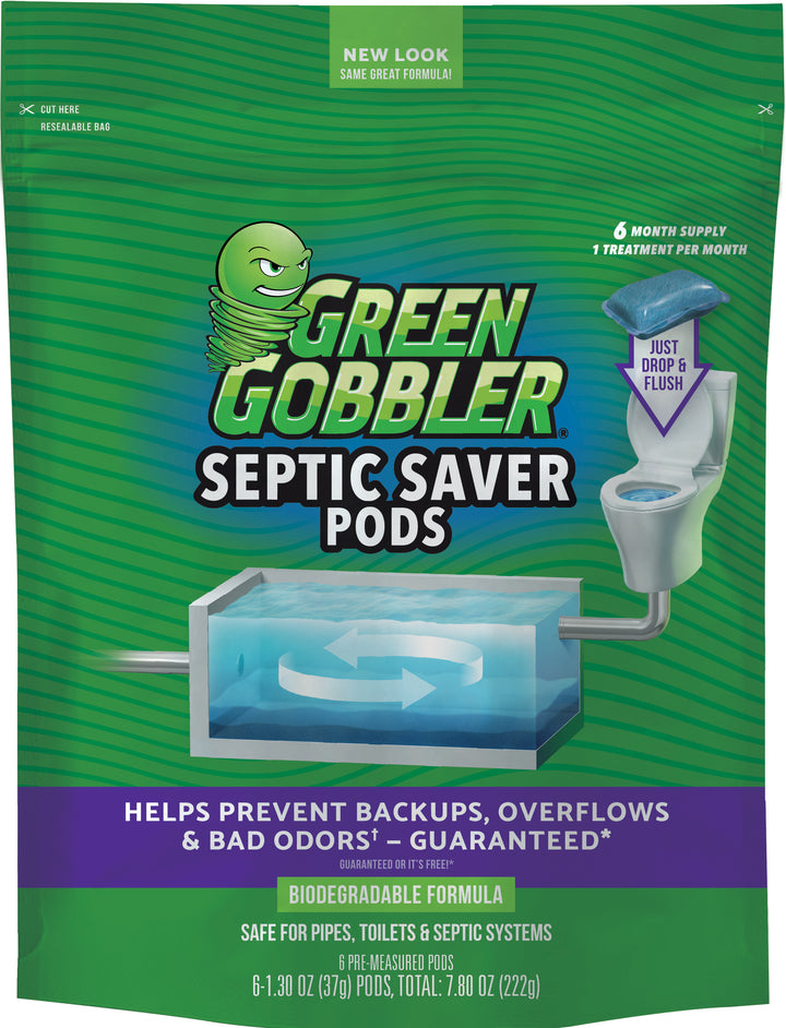 Green Gobbler Septic Saver-6 Count-6/Case