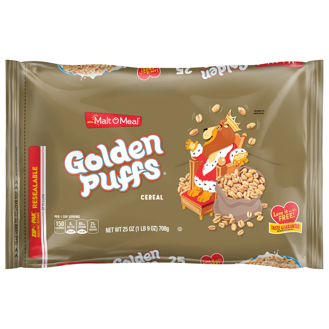 Malt O Meal Golden Puffs-25 oz.-6/Case