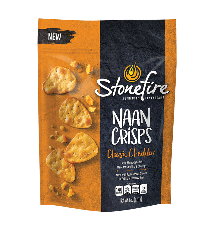 Stonefire Cheddar Crisps-6 oz.-12/Case