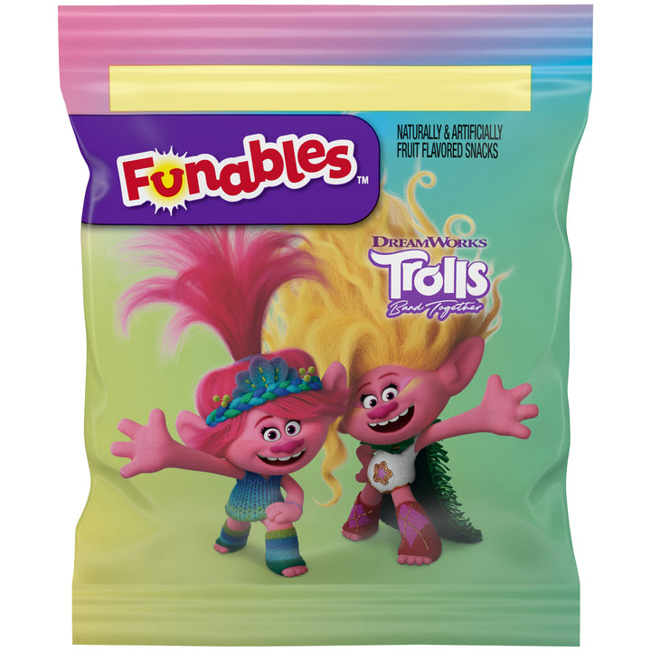 Licensed Fruit Snack Funables Trolls Fruit Flavored Snacks oz. Pouches-8 oz.-8/Case