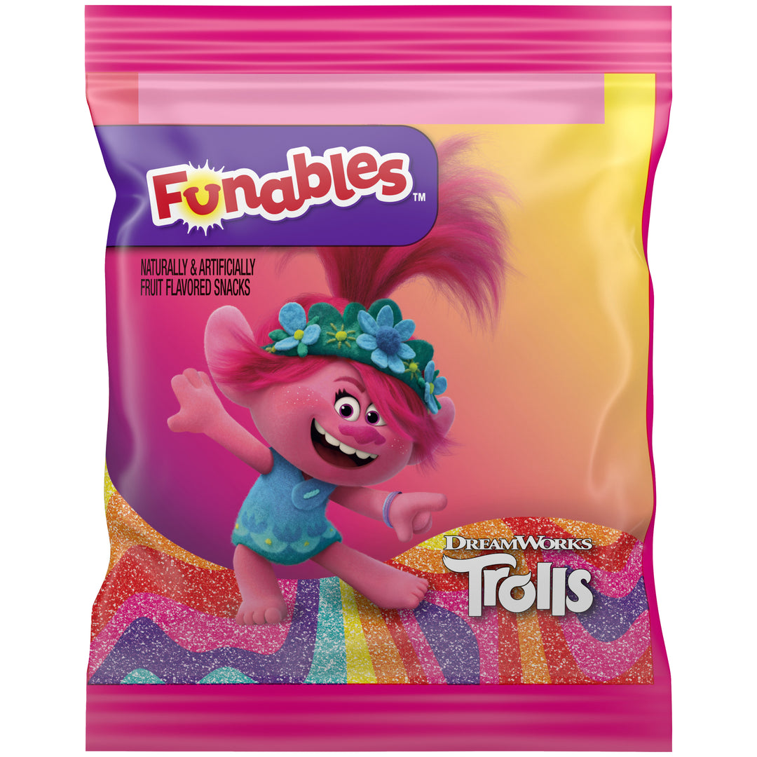 Licensed Fruit Snack Funables Trolls Fruit Flavored Snacks oz. Pouches-8 oz.-8/Case