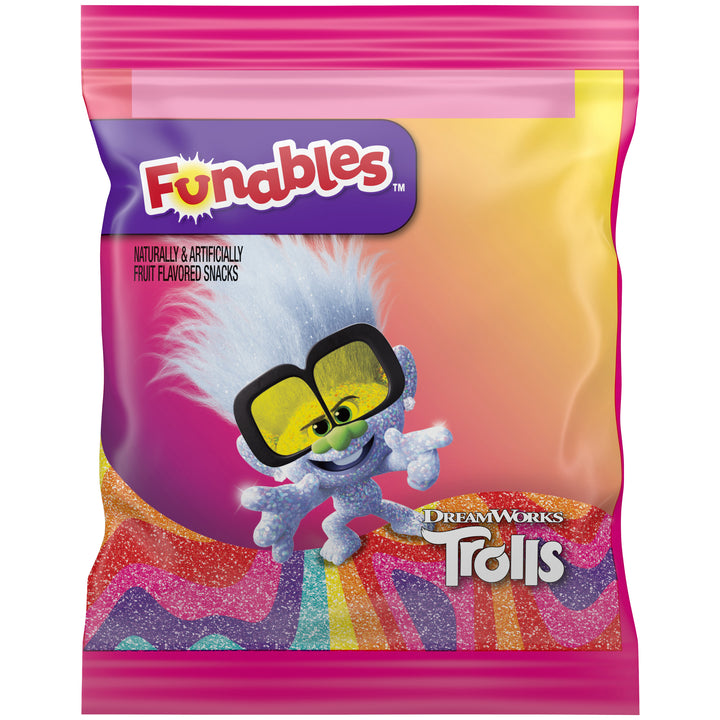 Licensed Fruit Snack Funables Trolls Fruit Flavored Snacks oz. Pouches-8 oz.-8/Case