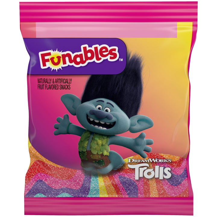 Licensed Fruit Snack Funables Trolls Fruit Flavored Snacks oz. Pouches-8 oz.-8/Case