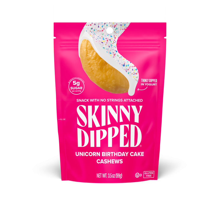 Skinny Dipped Unicorn Birthday Cake Cashews-3.5 oz.-10/Case