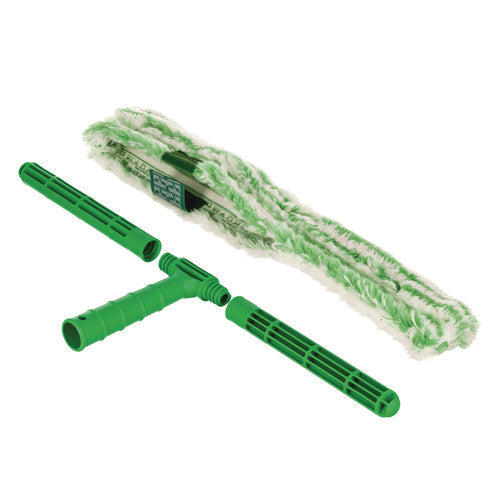 Unger Monsoon Plus Stripwasher Complete With Green Plastic Handle Green/white Sleeve 18" Wide Sleeve