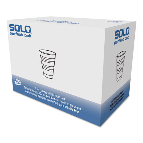 Dart High-impact Polystyrene Cold Cups 7 Oz Translucent 100 Cups/sleeve 25 Sleeves/Case
