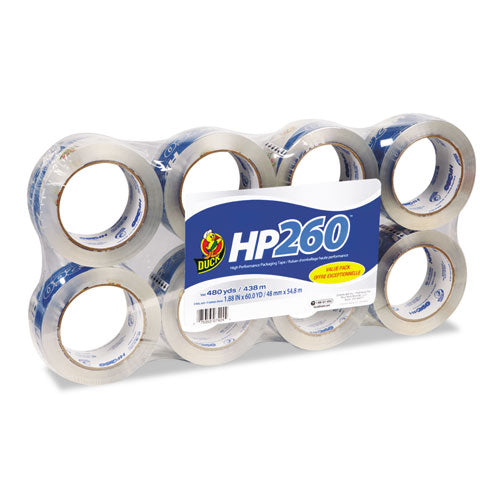 Hp260 Packaging Tape, 3" Core, 1.88" X 60 Yds, Clear, 3/pack