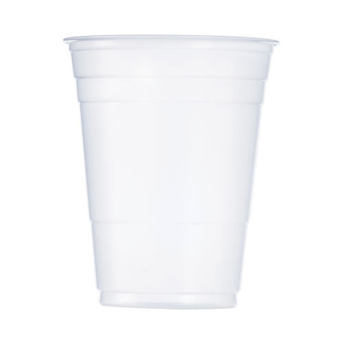 Conex Translucent Plastic Cold Cups, 16 Oz, 50/sleeve, 20 Sleeves/carton