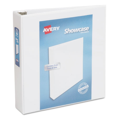 Showcase Economy View Binder With Round Rings, 3 Rings, 2" Capacity, 11 X 8.5, White