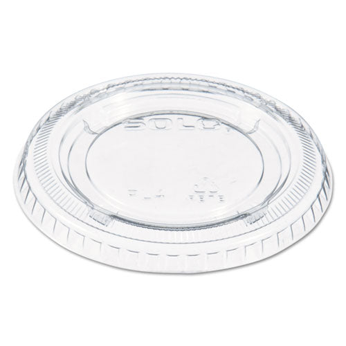Portion/souffle Cup Lids, Fits 3.25 Oz To 9 Oz Cups, Clear, 125/pack, 20 Packs/carton