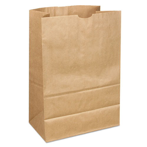 Grocery Paper Bags, 35 Lb Capacity, #10, 6.31" X 4.19" X 13.38", White, 500 Bags