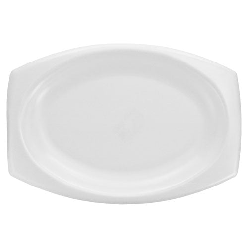 Quiet Classic Laminated Foam Dinnerware Plate, 9" Dia, White, 125/pack
