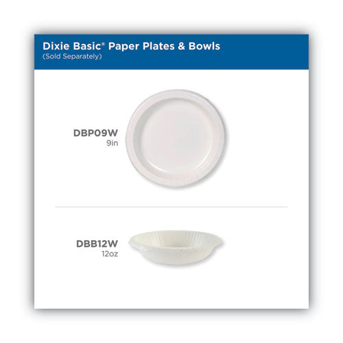 Paper Dinnerware, Bowls, White, 12 Oz, 125/pack