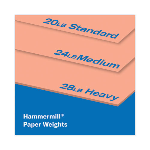 Hammermill Colors Print Paper 20 Lb Bond Weight 8.5x11 Salmon 500/ream