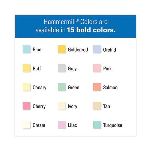 Hammermill Colors Print Paper 20 Lb Bond Weight 8.5x11 Salmon 500/ream