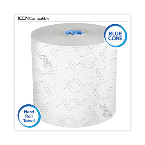 Pro Hard Roll Paper Towels With Elevated Scott Design For Scott Pro Dispenser, Blue Core Only, 1-ply, 1,150 Ft, 6 Rolls/ct