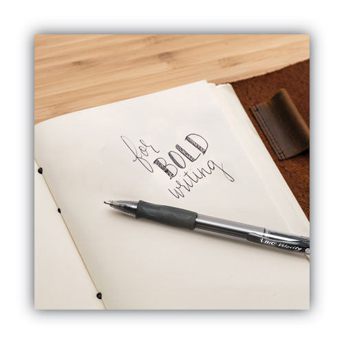 Glide Bold Ballpoint Pen Value Pack, Retractable, Bold 1.6 Mm, Black Ink, Black Barrel, 36/pack