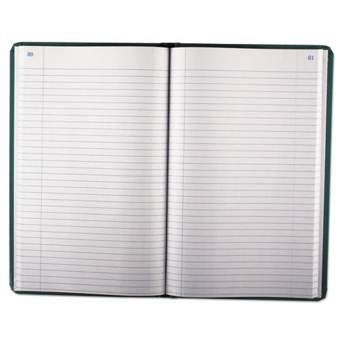 Account Record Book, Record-style Rule, Blue Cover, 11.75 X 7.25 Sheets, 150 Sheets/book