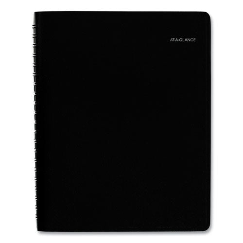 Dayminder Four-person Group Daily Appointment Book, 11 X 8, Black Cover, 12-month (jan To Dec): 2023