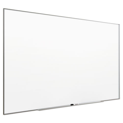 Fusion Nano-clean Magnetic Whiteboard, 96 X 48, White Surface, Silver Aluminum Frame