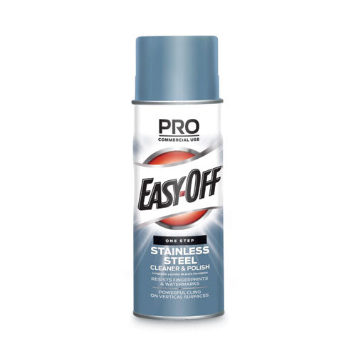 Professional EASY-OFF Stainless Steel Cleaner And Polish 17 Oz Aerosol Spray