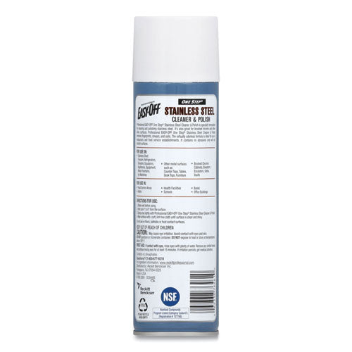 Professional EASY-OFF Stainless Steel Cleaner And Polish 17 Oz Aerosol Spray