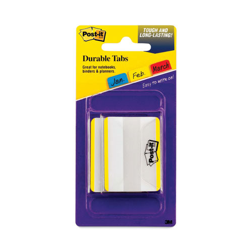 Lined Tabs, 1/5-cut, Yellow, 2" Wide, 50/pack