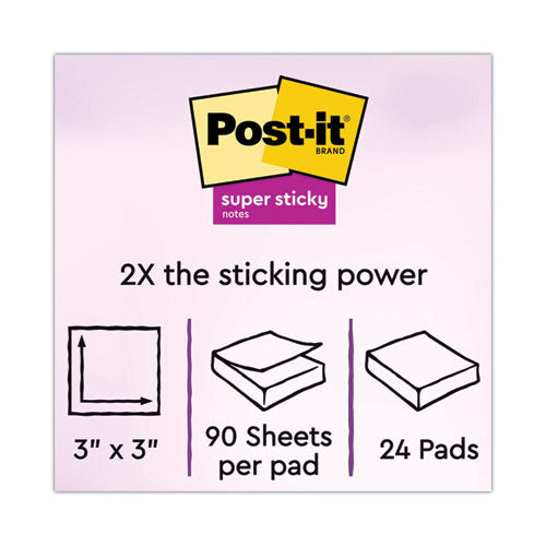 Pads In Canary Yellow, Cabinet Pack, 3" X 3", 90 Sheets/pad, 24 Pads/pack
