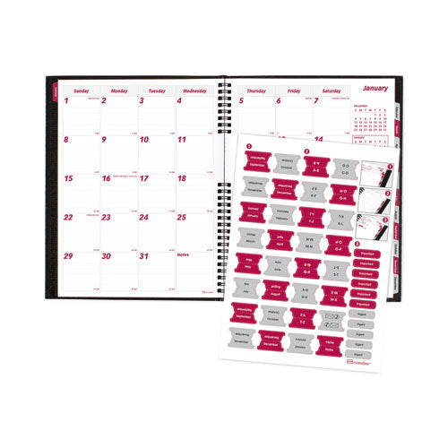 Coilpro 14-month Ruled Monthly Planner, 11 X 8.5, Black Cover, 14-month (dec To Jan): 2022 To 2024