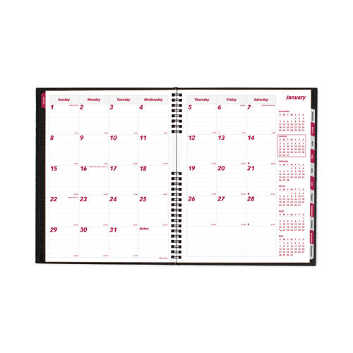 Coilpro 14-month Ruled Monthly Planner, 11 X 8.5, Black Cover, 14-month (dec To Jan): 2022 To 2024