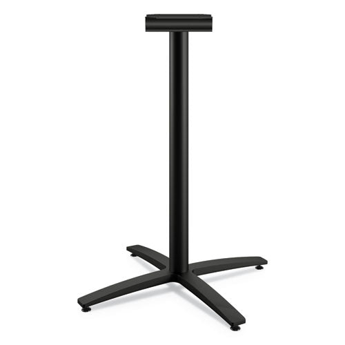 Between Standing-height X-base For 30" To 36" Table Tops, 26.18w X 41.12h, Silver