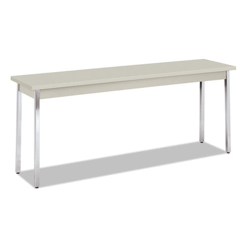 Utility Table, Rectangular, 72w X 18d X 29h, Light Gray