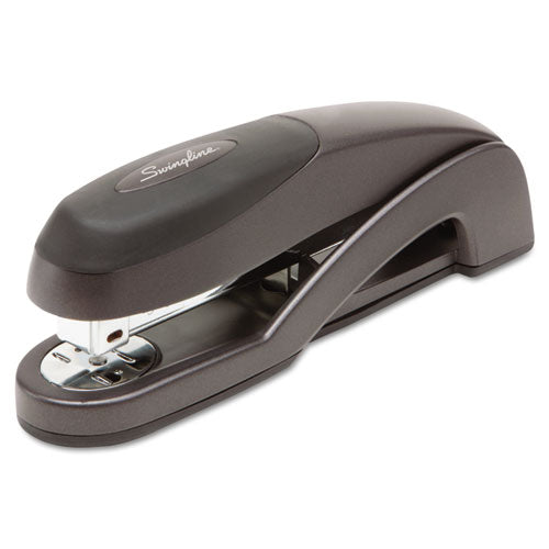 Optima Full Strip Desk Stapler, 25-sheet Capacity, Graphite Black