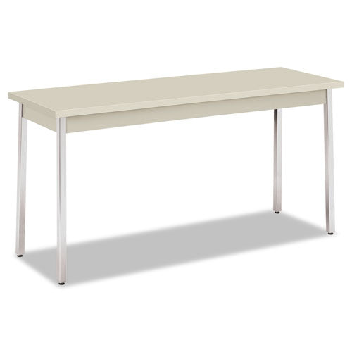 Utility Table, Rectangular, 60w X 20d X 29h, Light Gray