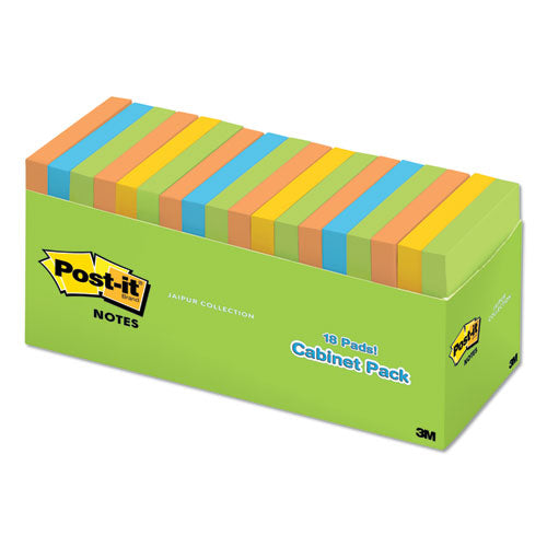 Original Pads In Floral Fantasy Collection Colors, 3" X 5", 100 Sheets/pad, 5 Pads/pack