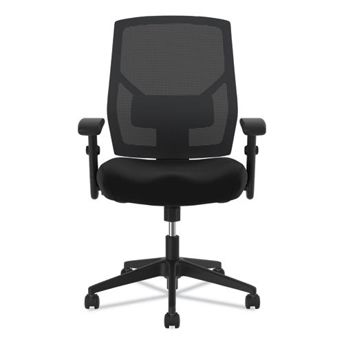 Vl581 High-back Task Chair, Supports Up To 250 Lb, 18" To 22" Seat Height, Black