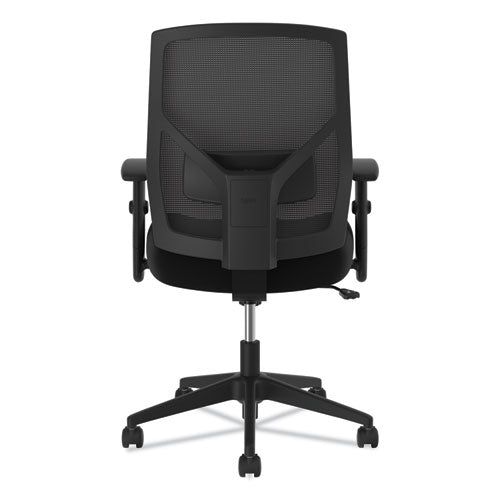 Vl581 High-back Task Chair, Supports Up To 250 Lb, 18" To 22" Seat Height, Black