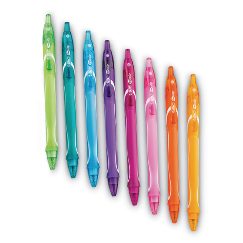 Gel-ocity Quick Dry Gel Pen, Retractable, Medium 0.7 Mm, Assorted Ink And Barrel Colors, 8/pack