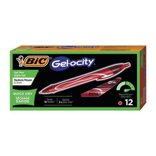 Gel-ocity Quick Dry Gel Pen, Retractable, Medium 0.7 Mm, Assorted Ink And Barrel Colors, 8/pack