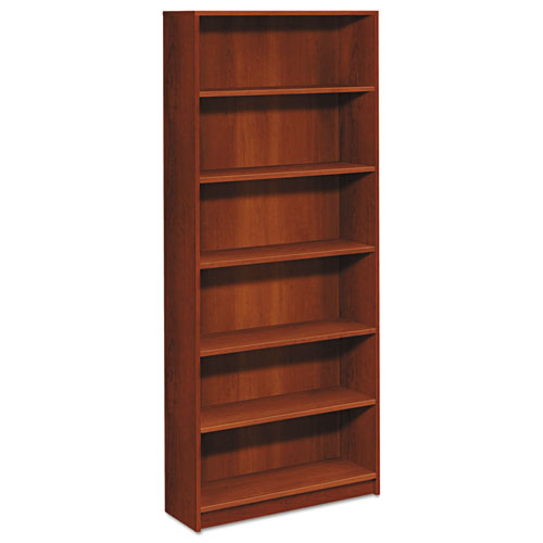 1870 Series Bookcase, Six-shelf, 36w X 11.5d X 72.63h, Harvest