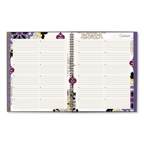 Vienna Weekly/monthly Appointment Book, Vienna Geometric Artwork, 11 X 8.5, Purple/tan Cover, 12-month (jan To Dec): 2023