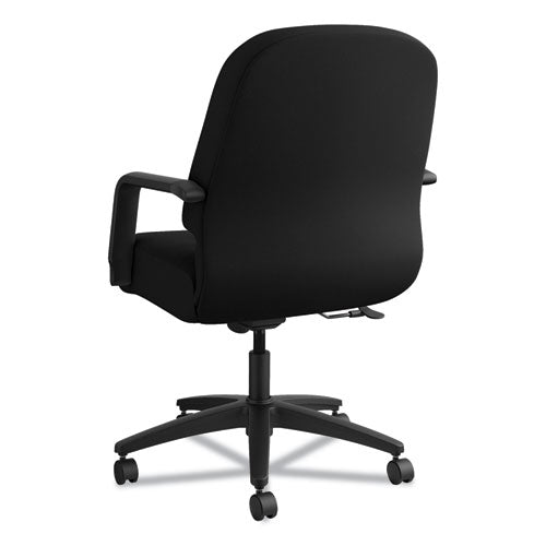 Pillow-soft 2090 Series Managerial Mid-back Swivel/tilt Chair, Supports Up To 300 Lb, 17" To 21" Seat Height, Black